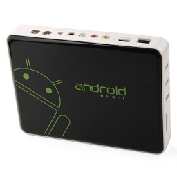 ET-02 Android TV Box TV Dongle Android 4.0 HDMI DVB-T RJ45 AV Output 3 USB Remote Control